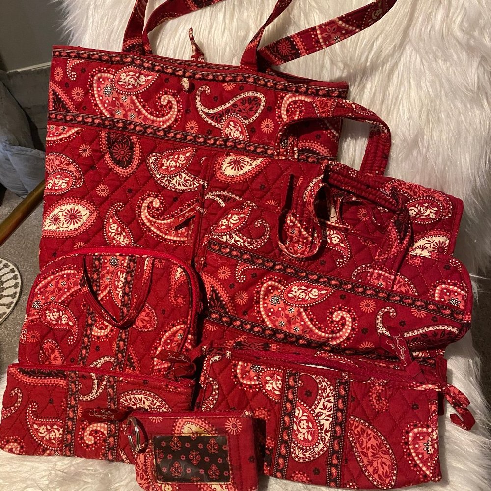 Vera Bradley Red Paisley